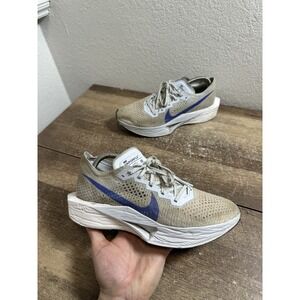 Nike Beige and Blue Athletic Shoes‎